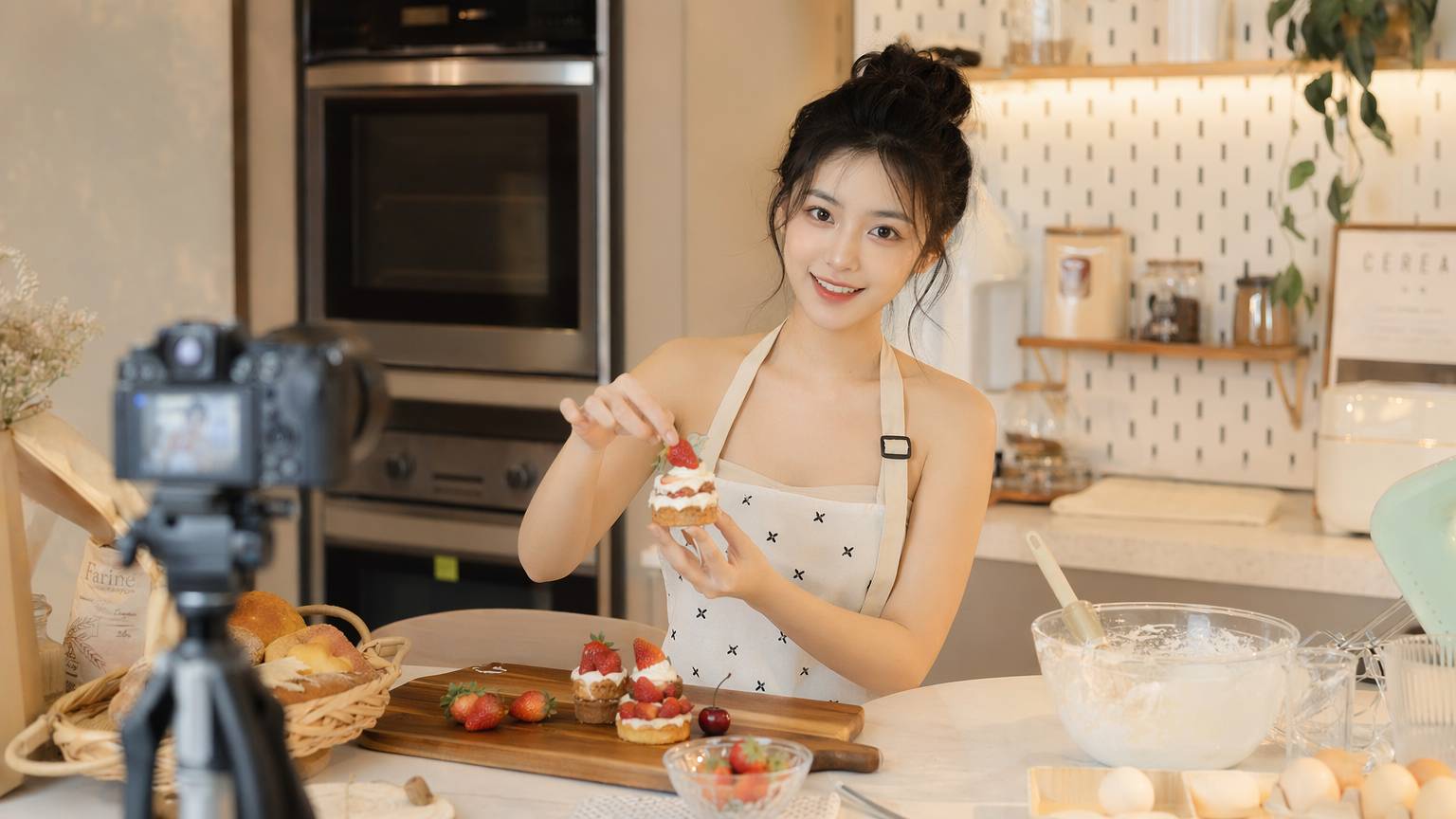 溏心vlog美食视频