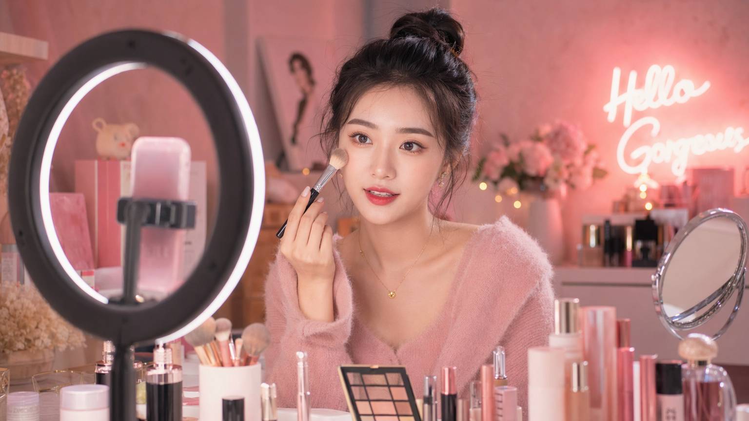 溏心vlog美妆教程视频